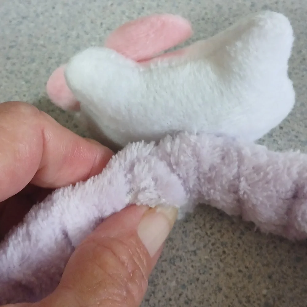Hello Kitty Lavender Headwrap with Pink Bow, 2. Headwrap, Plain Large Pink Bow